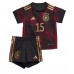 Německo Niklas Sule #15 Dětské Oblečení Venkovní Dres MS 2022 Krátkým Rukávem (+ trenýrky)